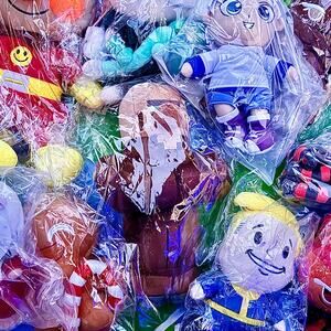 Anpanman Cookie Run Kingdom Fallout Hunter X Inuyasha Pokémon Plush Lot SEALED